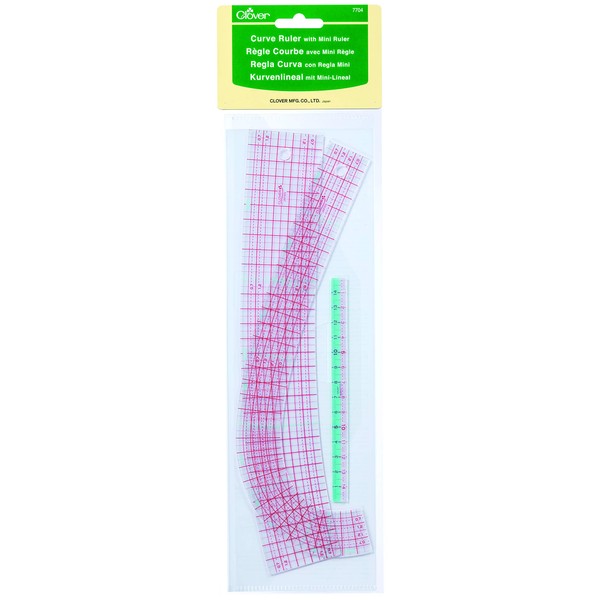 clover Flexible Curve Ruler, One Size, Colourful