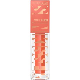 Maybelline SunKisser Rubor Líquido Mate Peachy Quench, Efecto Sunglow Durazno Fresco, Fórmula con Vitamina E, Aplicador XL, 12 Horas Duración, Difuminable, 4.7ml
