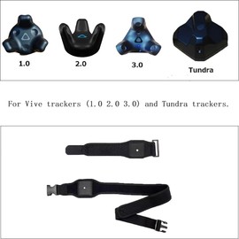 HTC Vive Tracker, Vive Ultimate Tracker full-body tracking strap, tracker fixing strap, tundra tracker strap, 1 belt, 4 wrist straps, 2 extension straps.