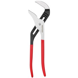 MAXPOWER 20 inch Groove Joint Pliers, 5.5 inch Max Opening, Straight Jaw Locks Pliers