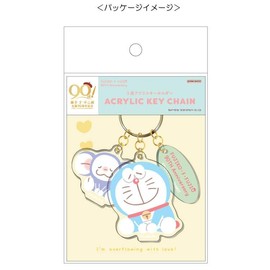 Sunstar Stationery Key Holder Fujiko F Fujio 90th Anniversary Key Holder Acrylic Fujiko F Fujio 90th Anniversary Girls, Doraemon × Chin Pui