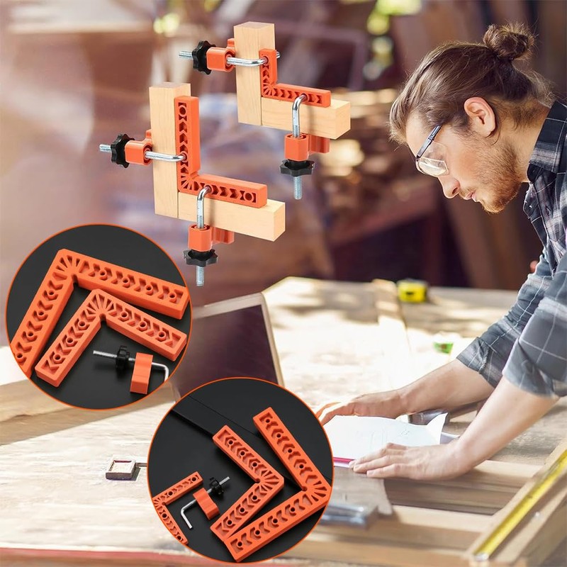 MTSDM 90 Degree Clamp, Positioning Squares Set of 8 (3"