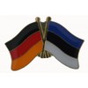 Flag of Germany/Estonia Friendship Pin Badge