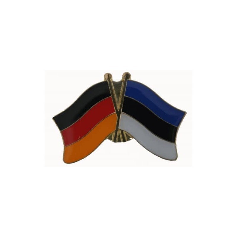Flag of Germany/Estonia Friendship Pin Badge