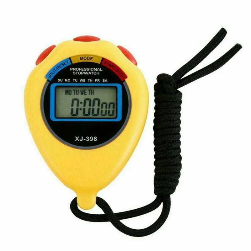 Stopwatch Multi- Function Electronic Digital Stopwatch Timer Portable Training Stopwatches