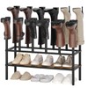 YATINEY Free Standing Shoe Rack, Tall Boots Rack Organizer, Boot