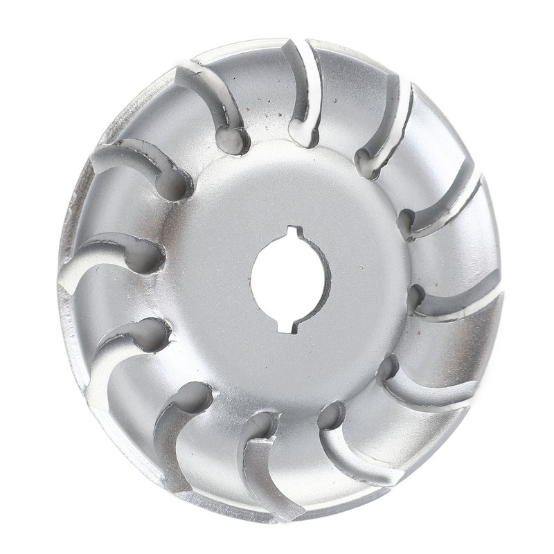 90mm 12 Tooth Polishing Disc Silver Wheel Manganese Steel Woodworking