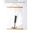 2 Pack 13" Teak Wood Magnetic Poster Frame Hanger, Magnet