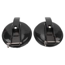 Awning Foot Holder, 1 Pair Awning Holder, Latch Style, Stable Support, Sturdy Awning Foot Holder for T4, T5, T6, Beach Transporter, T7 (Black)