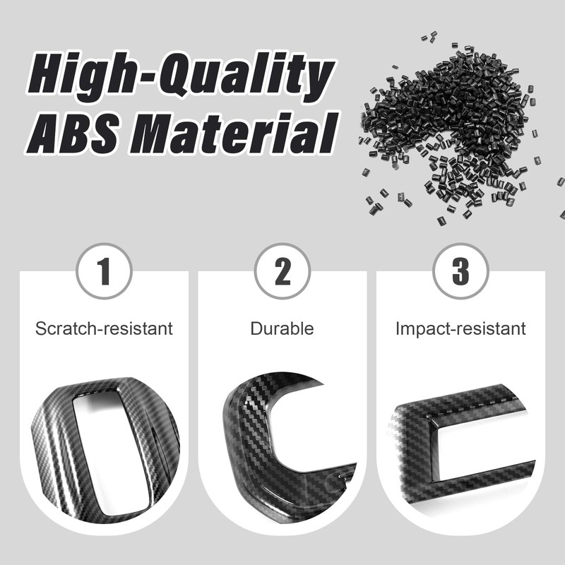 Center Console Gear Shift Panel Cover Trim Compatible with Honda