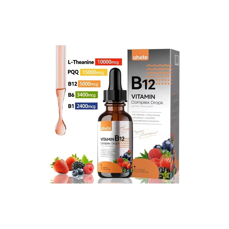 Vitamina B12 Gotas Líquidas Complejo Sublingual