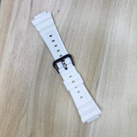 Lijinlan Resin Watch Band For Casio G-Shock DW-5600 DW-5900 DW-6100 DW-6600 DW-6900 GW-M5610 GA-110/120/300/700 GD-120/350 Watchband Replacement Strap for Gshock (White)