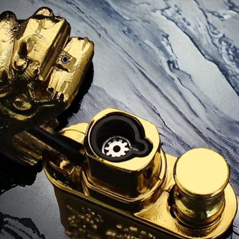 QFECT Torch Lighter, Windproof Double Flame Dragon Butane Lighter, Cool