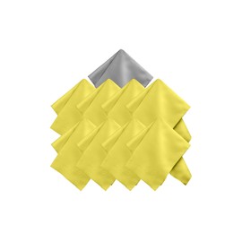 Edison & King Brillenputztuch, Mikrofasertücher (9X 20x20cm), Optikerqualität