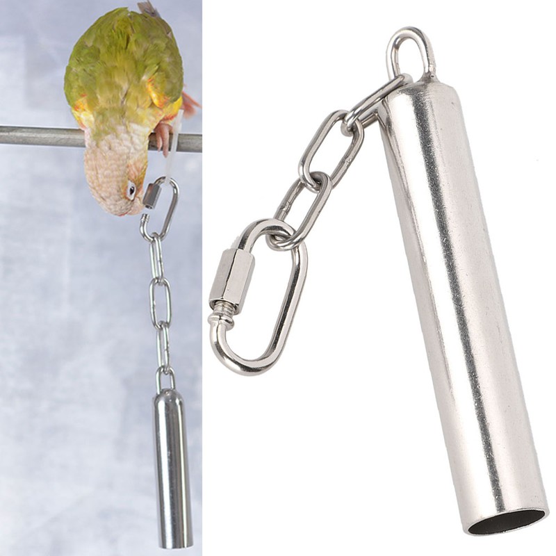 Squirrel Bells Stainless Steel Bells Toys for Birds Large Parrot