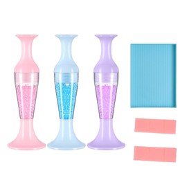 3Pcs Painting Pens, Stylish And Sophisticated Vase Art Pens For Nail Art Tools For Craft Projects Picture Pens For Rhinestone Embellishments And Mosaic Designs