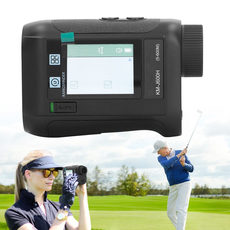 Laser Golf Rangefinder Voice Broadcast 656 Yards 6.5X Magnification Golf