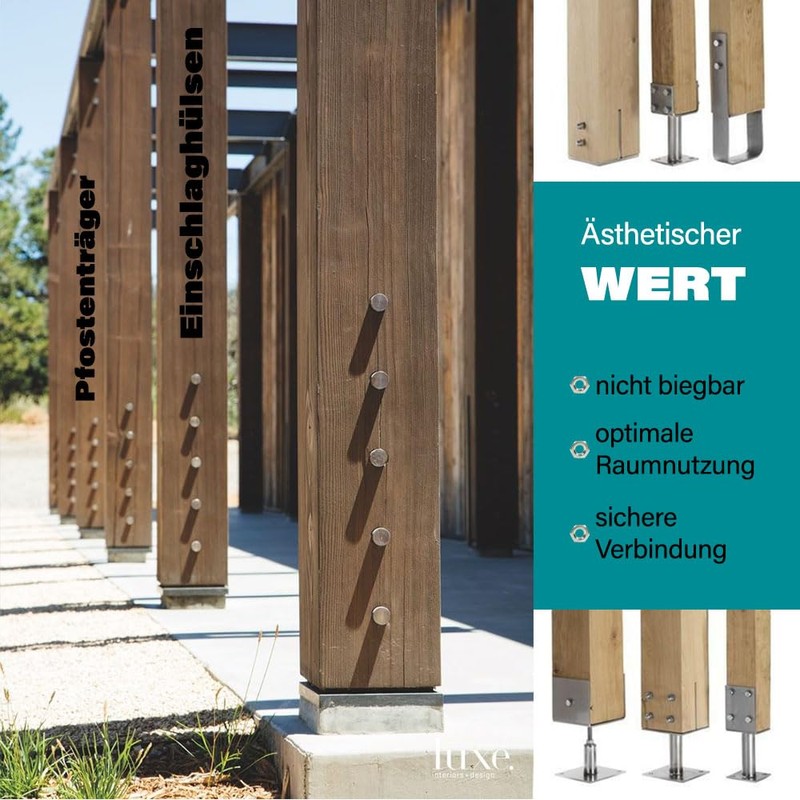 VOOXA DIN 931 Hexagon Screws with Shaft M10 x 100