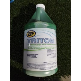 Zep Triton Concentrated Disinfectant 1 Gallon Jug Kills 99.9% Germs 121524