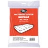 Polythene Plastic Mattress Cover | Heavy Duty Dust Sheet Removal