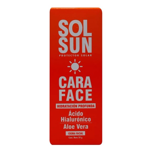 Belabel Solsun Cara Face 50+fps Crema Facial Tubo C/ 50 G.