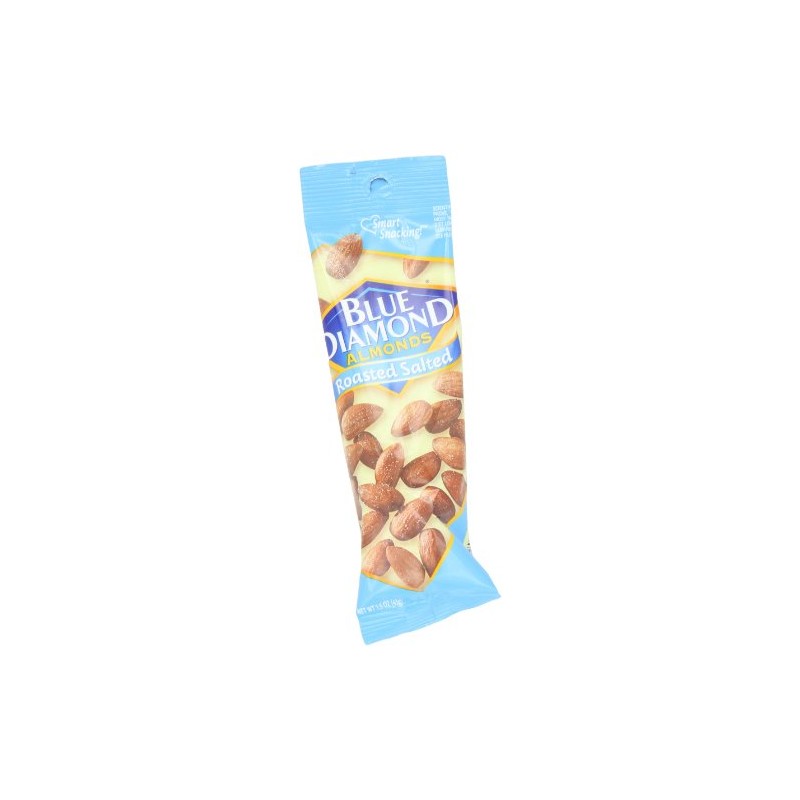 Blue Diamond Almonds, Roasted Salted, 1.5-Ounce Packages (Pack of 24)