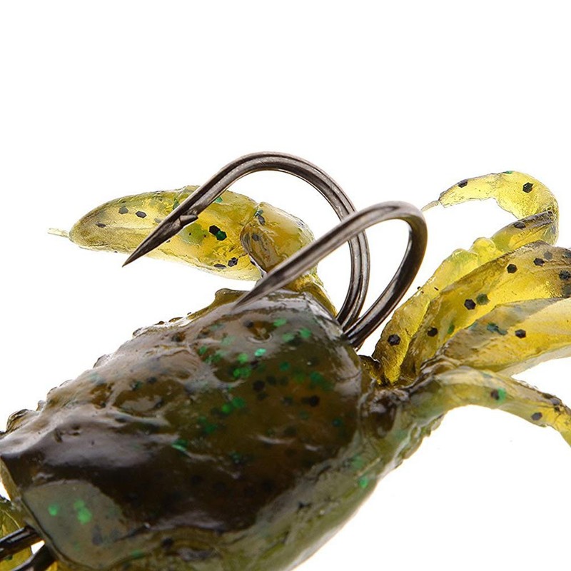 BESPORTBLE Seabass Fishing Lures Artificial Bait Simulation Fishing Lures Crab