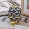 Easter Egg Trinket Box Enameled Easter Egg Jewelry Box Organizer