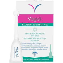 Vagisil Bacterial Vaginosis Gel, Rapid Treament for Unpleasant Odour & Discharge, 7 Tubes 5ml