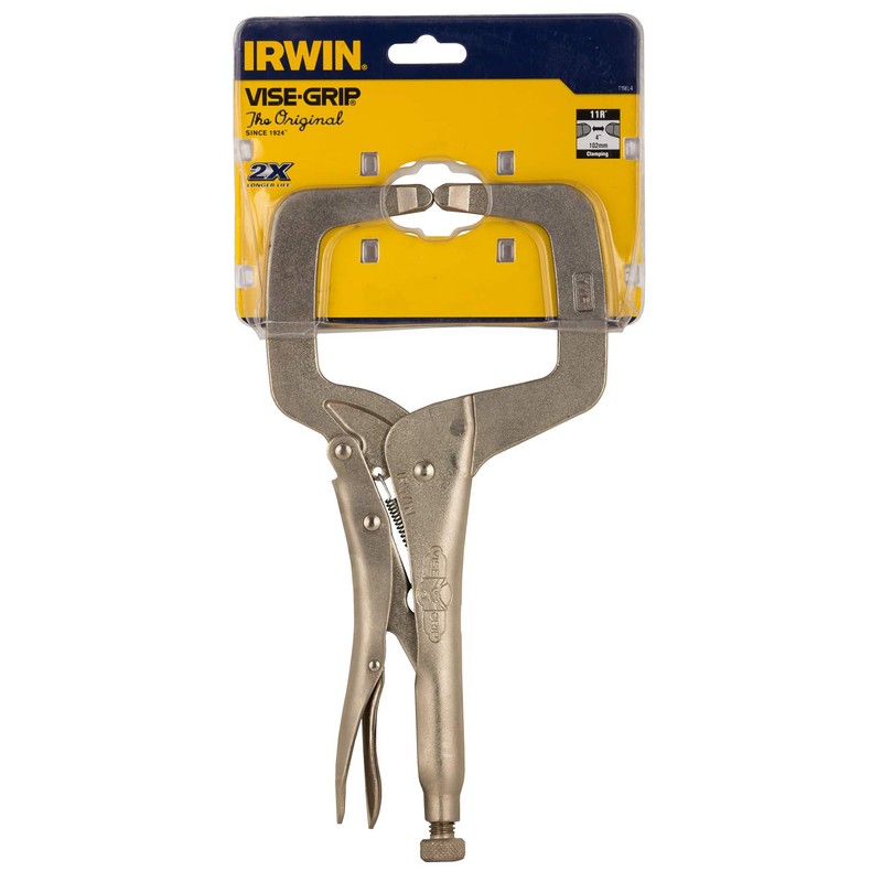 IRWIN Vise-Grip 11R Locking C Clamp Regular Tip 275mm (11in),