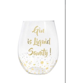 1 Gin Glass - PLEASE NOTE: A DESIGN WILL BE PICKED UP RANDOMLY - A Perfect Gin Glassware for Gin Enthusiasts Men and Women