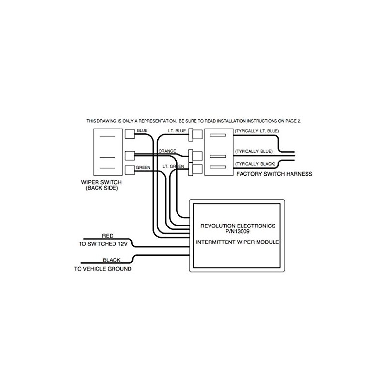 Revolution Electronics Intermittent Wiper Module for Classic GM Vehicles