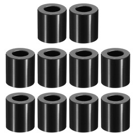 PATIKIL M10 Aluminum Spacers, 10 Pcs Metal Spacer Aluminum M10 x 3/4" OD x 3/4" L Aluminum Spacer Screw Standoff Round for 3/8" or M10 Screw Bolts