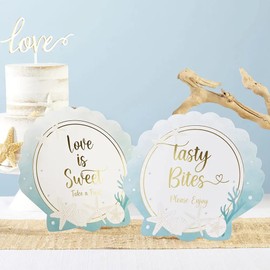 Kate Aspen Beach Party, One Size, Décor Sign Kit (Set of 8)