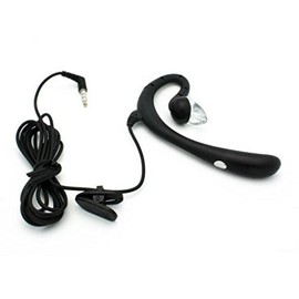 Wired Mono Headset Earphone w Mic Headphone 3.5mm for Moto G Fast, Single Earbud Hands-Free Microphone Over-The-Ear Compatible with Motorola Moto G Fast