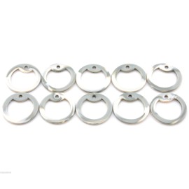 Pack of 10 ACU Camo Military Army ID Dog Tag Rubber Silicone Silencers