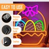Easter Egg Neon Sign Easter Neon Sign for Wall Decor