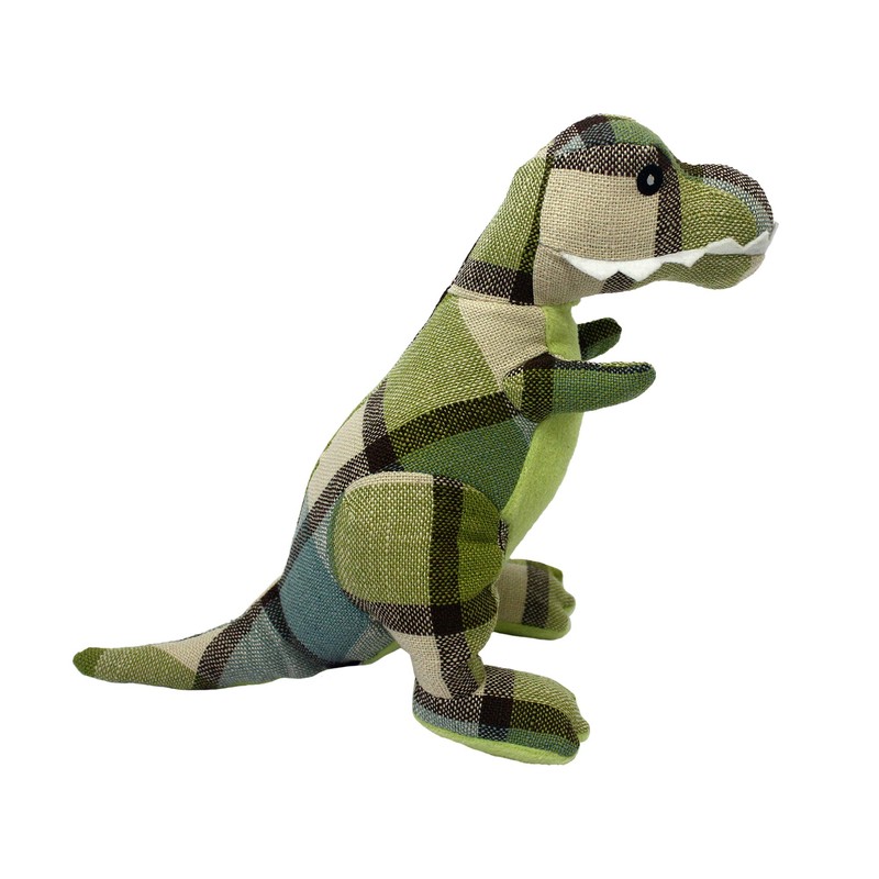Multipet Plaidosaurus Reg 9.75" Dog Toy, Assorted (15020-1)