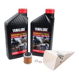 Tusk 4-Stroke Oil Change Kit Yamalube All Purpose 10W-40 For YAMAHA YFZ 450 2004-2005