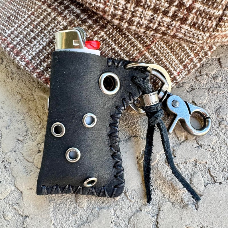 Leather Lighter Case Compatible BIC Lighter Standard Full Size in
