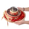 SATVIK Set of 11 Pc Decorative Karwa Chauth/Karva Chauth Thali
