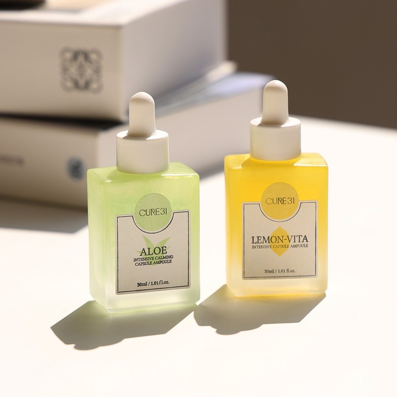 Cure 31 Aloe Capsule Ampoule 30ml + Lemon Capsule Ampoule