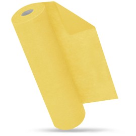 MODERNO Non-Woven Table Runner Yellow, Table Runner Pastel Yellow, Modern Table Runner Outdoor Table Decoration, Party Decoration for Birthday, Wedding, Festive Decoration, 30 cm x 25 m