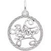 Rembrandt Sterling Silver Palm Springs Faceted Charm by Rembrandt