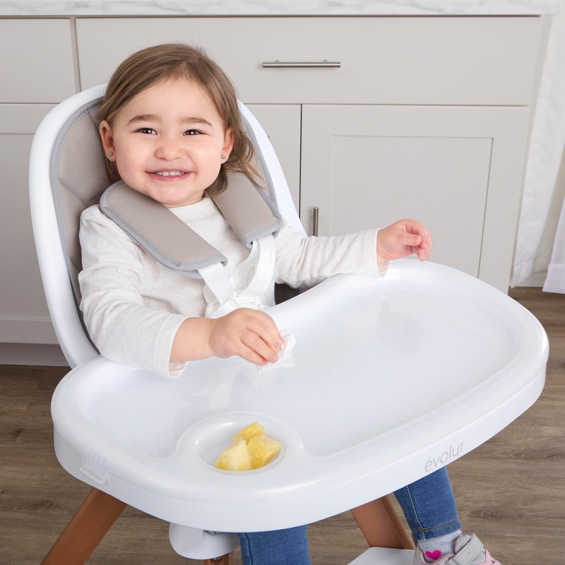 Evolur Zoodle 2 in 1 Convertible Baby High Chair in