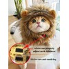 OaaXbbECco Lion Mane Wig for Cat Costume (Light Brown, Medium)