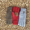 CC Fleece-Lined Touchscreen Gloves - Color: Ivory