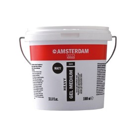 ACRYLIC HEAVY GEL MEDIUM MATT BUCKET - 1 litre