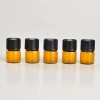 Meliars Frasco Gotero Vial 1 Ml Cristal Ambar Paquete 300