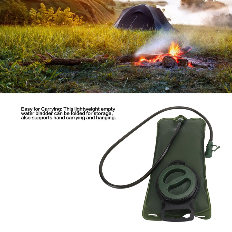Hydration Bladder 2L Capacity TPU Foldable Portable Water Bladder for